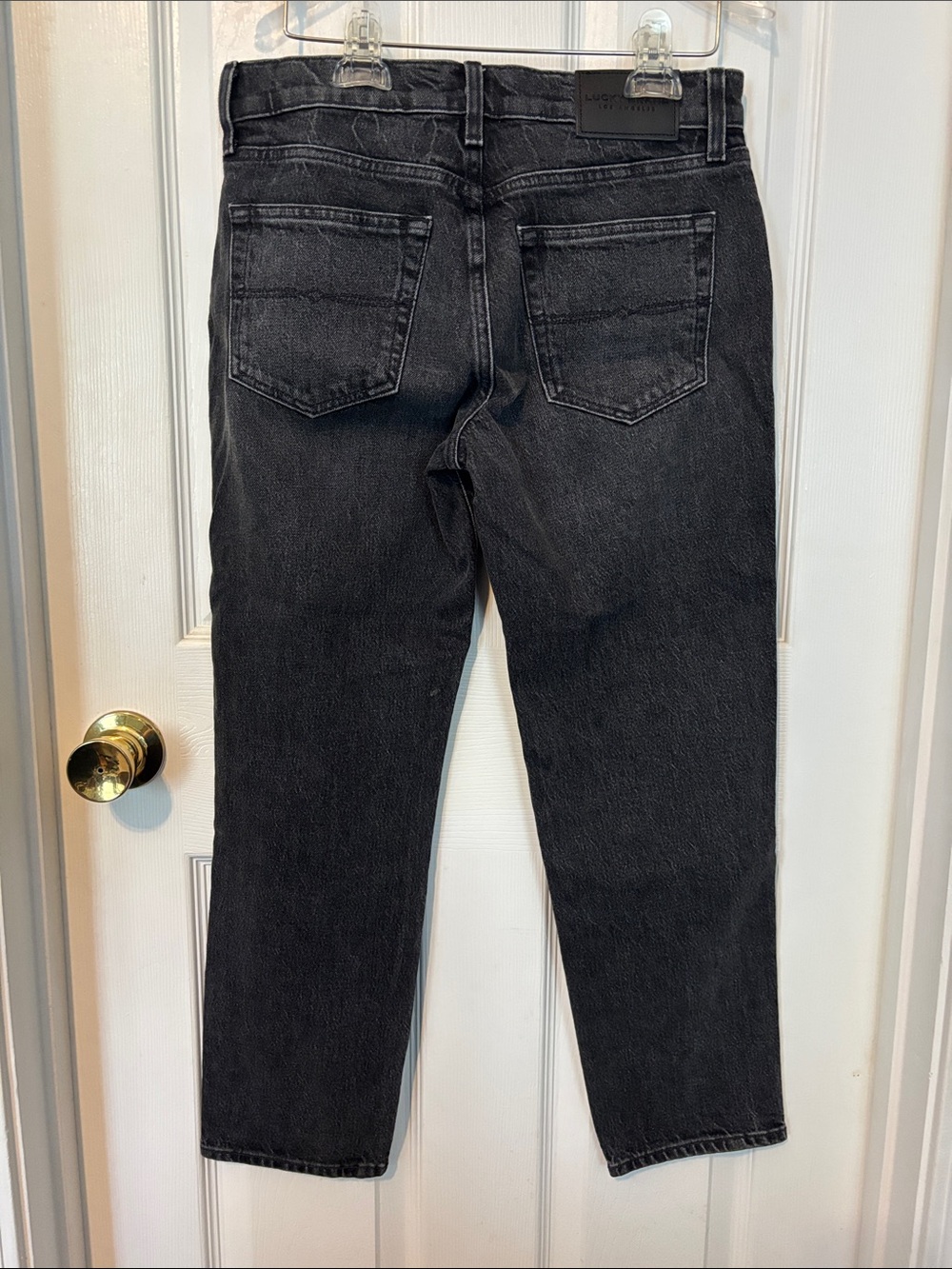 Lucky Brand Women’s Black Denim Jeans with rhinestones down the sides! - Picture 10 of 11